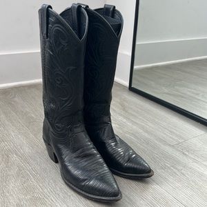 Dan Post Black Cowboy Boots